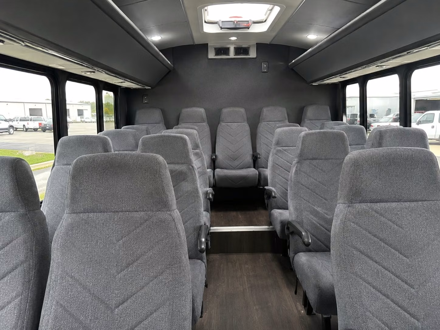 20 passenger minibus inside