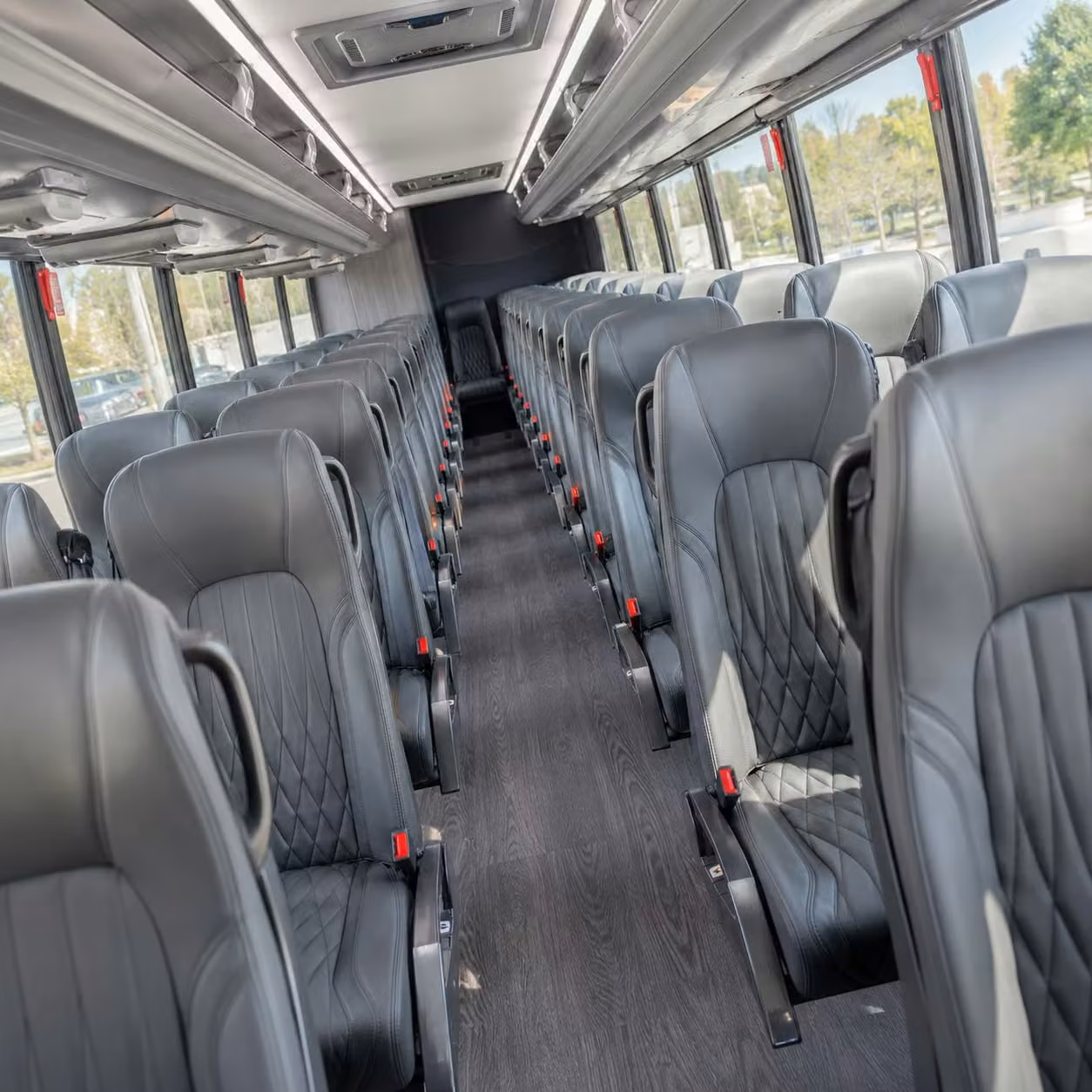 25 passenger minibus interior