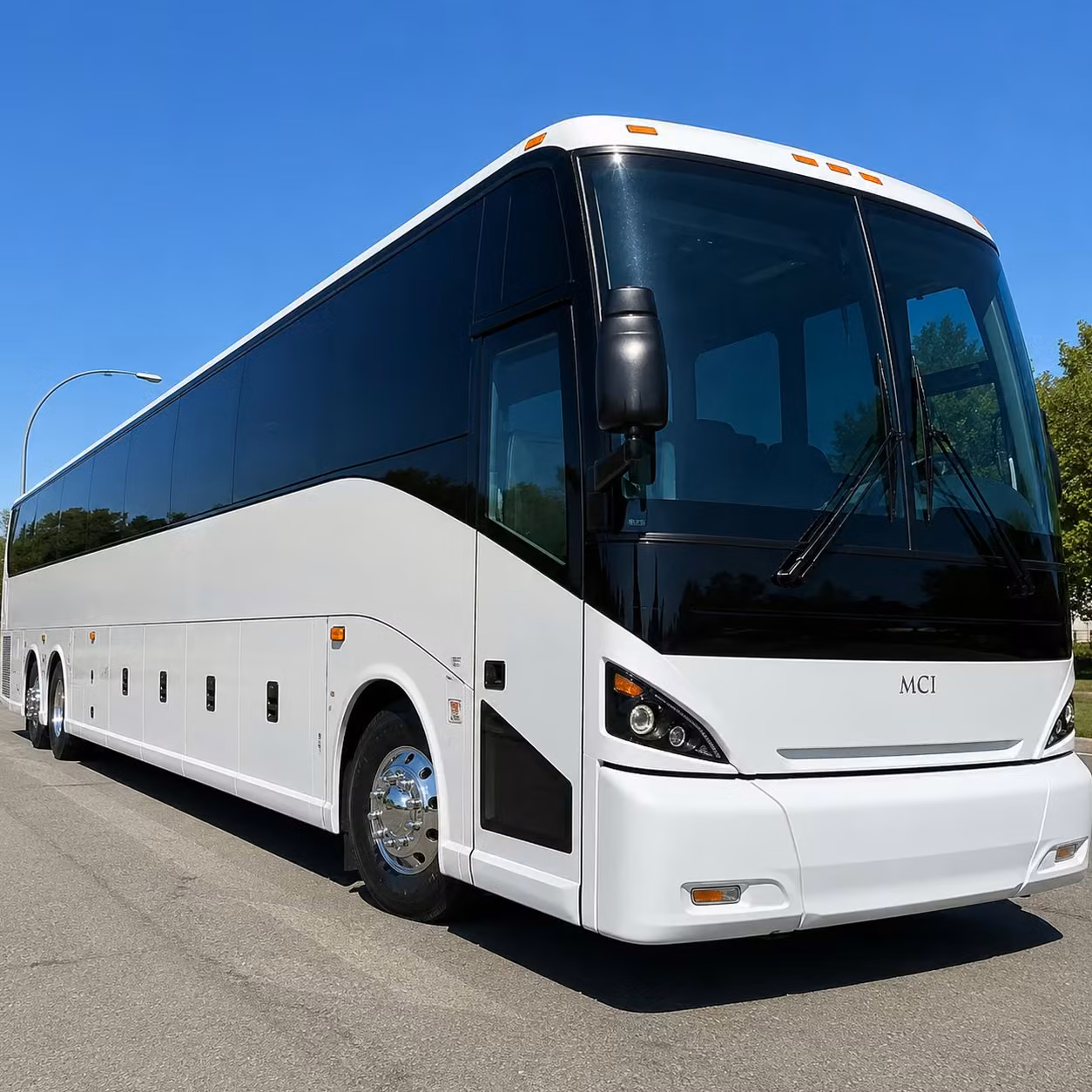 56 passenger charter bus