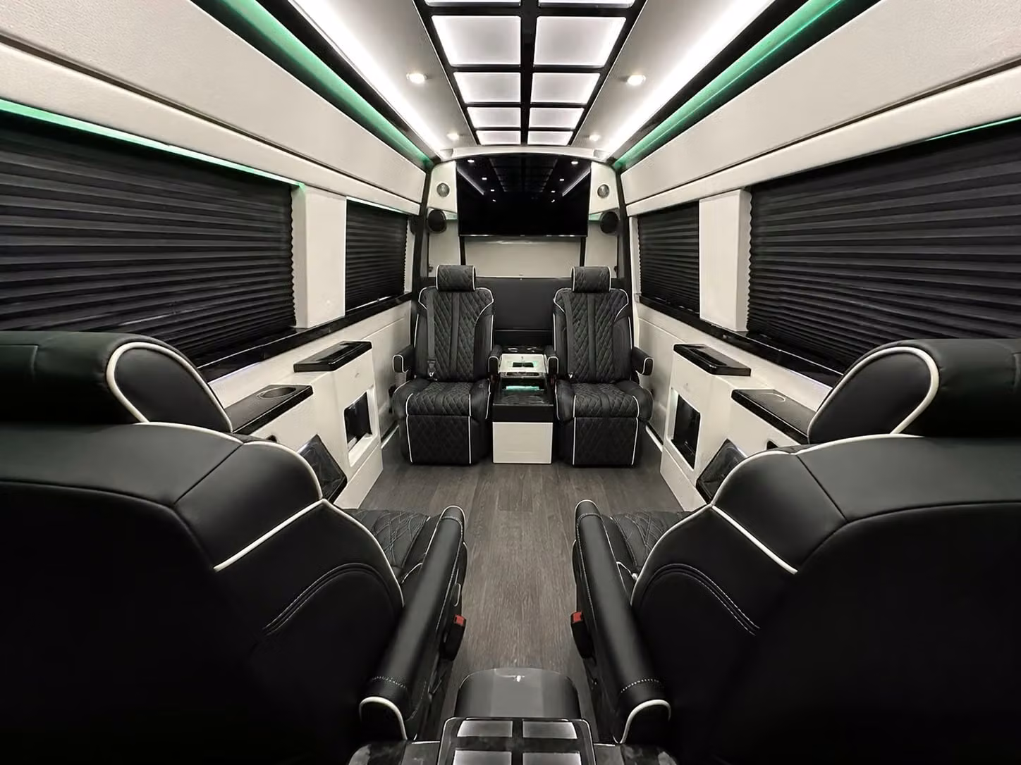 sprinter van with driver inside