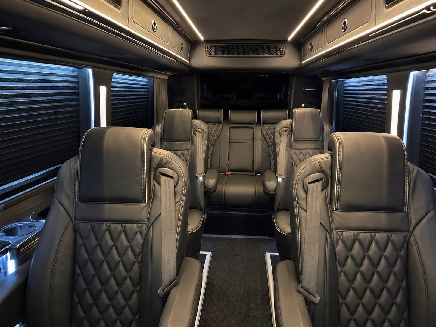 sprinter van with driver interior